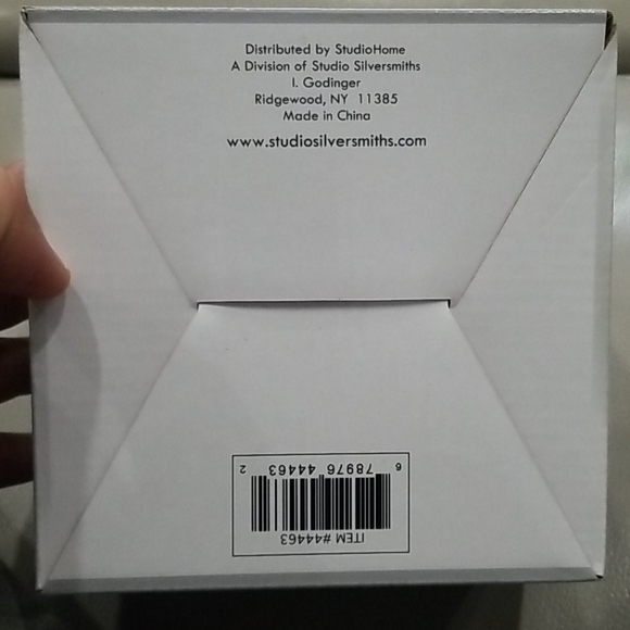 Studio Silversmiths Green & Silver Square Boxed - Picture 3 of 6